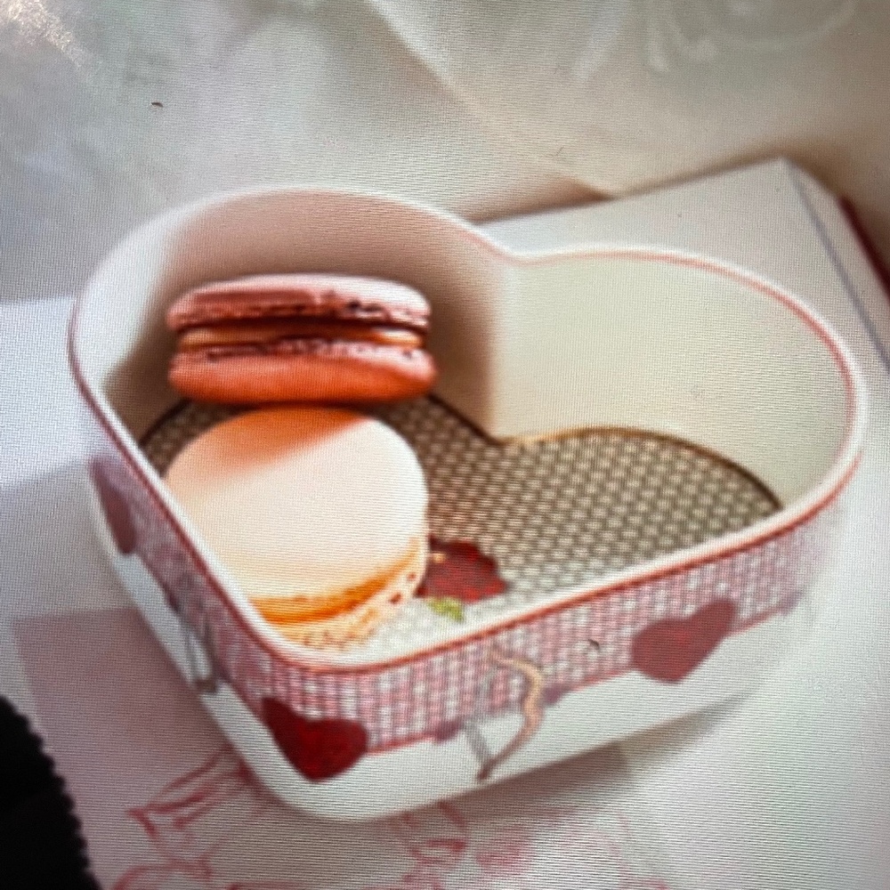 ❤️ ANTHROPOLOGIE BISTRO TILE RAMEKIN VALENTINES EDITION NEW